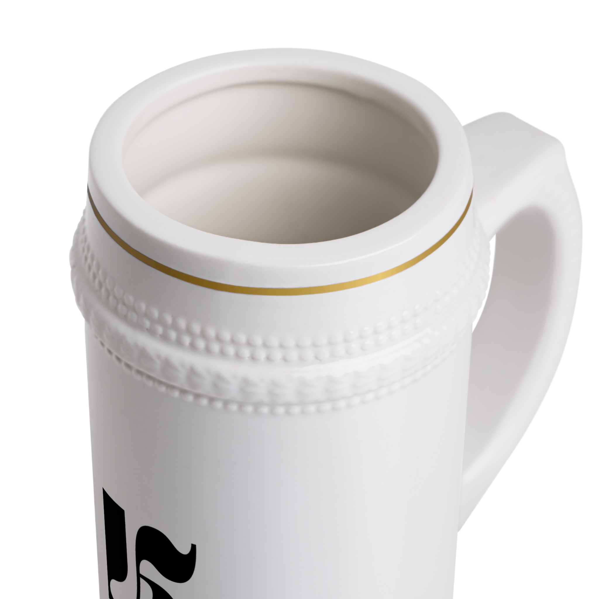 Denkyne Classic Ceramic Stein Mug with Monogram K — Elegant German-Style Beer Tankard - Image 4