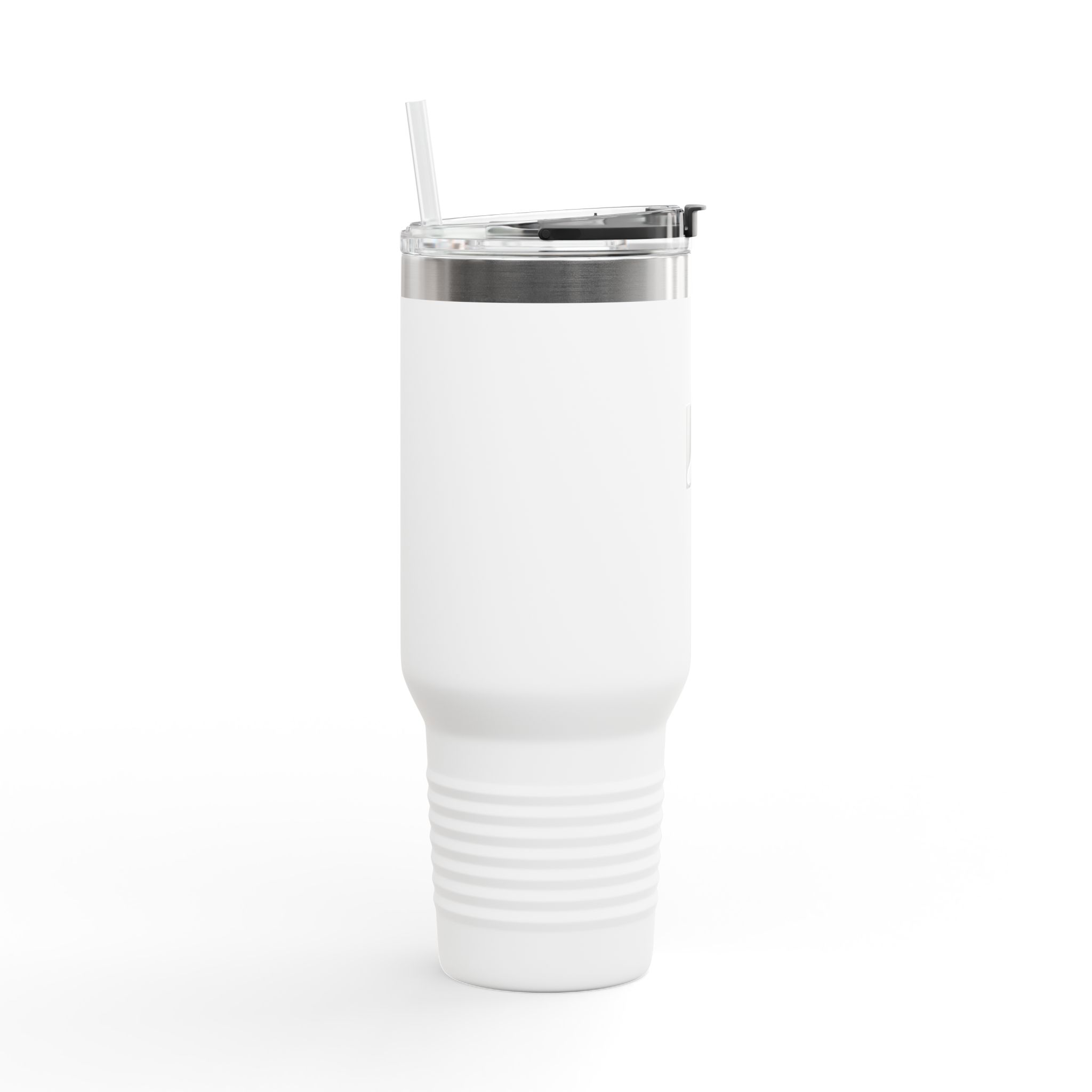 40oz Denkyne Insulated Travel Mug — White Stainless Tumbler with Handle - Image 6