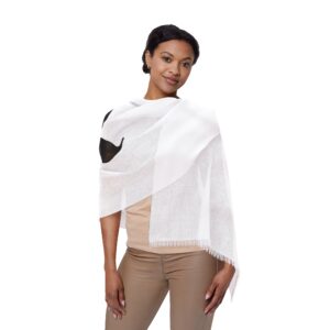 Dekyne Minimalist Monogram Scarf